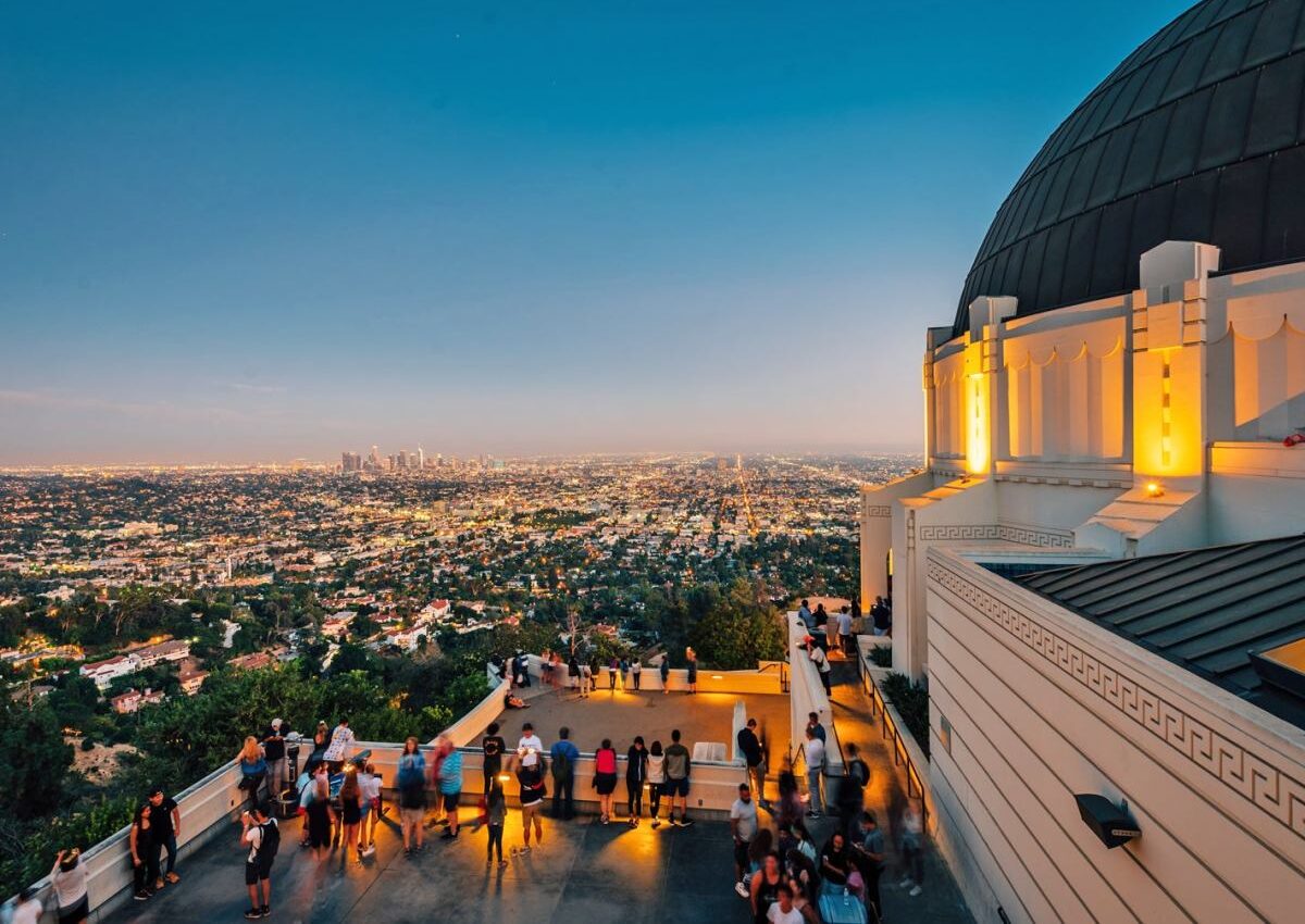 Griffith Observatory Los Angeles Sunset