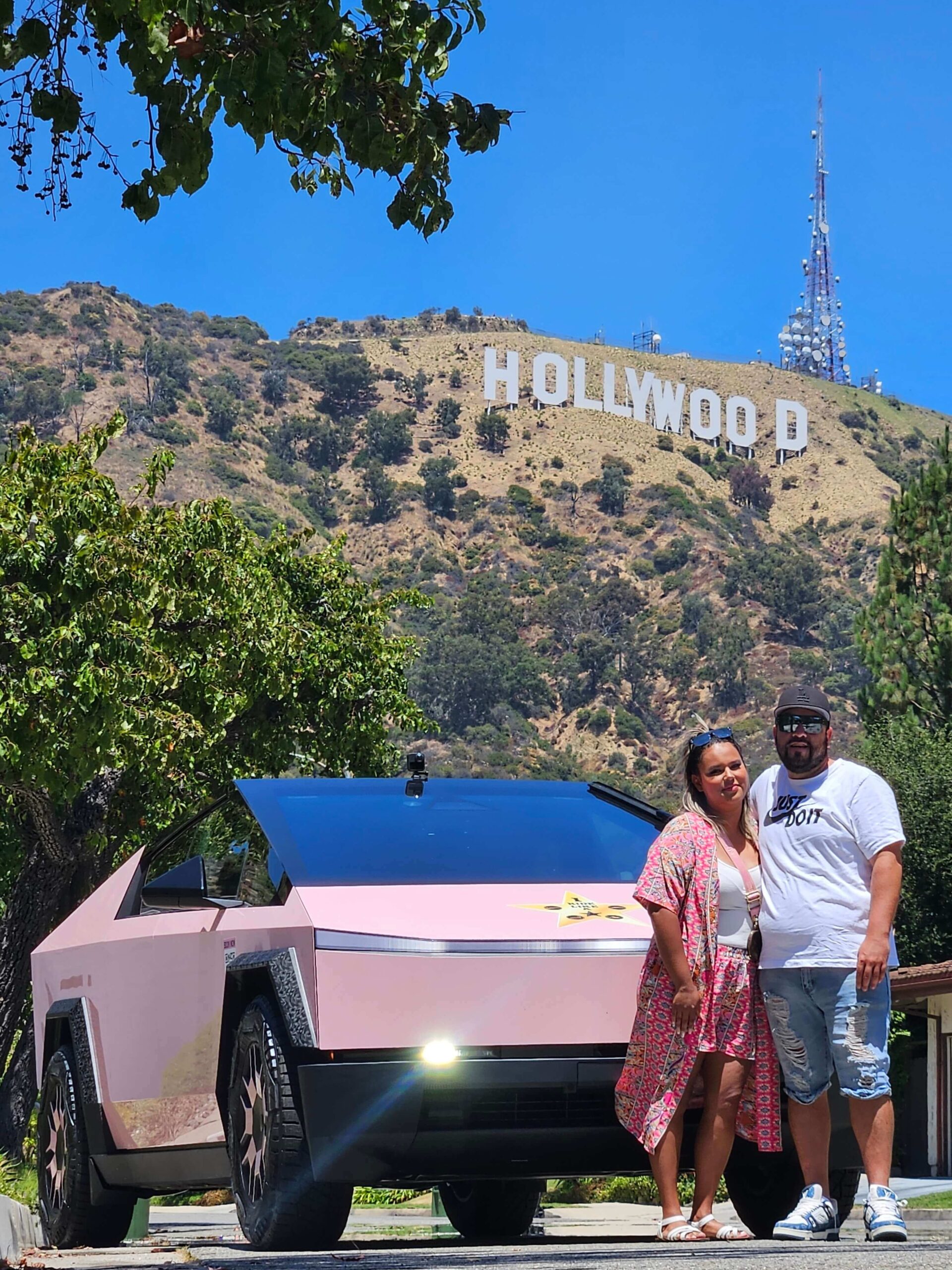 Tesla Cybertruck Tour Ride Like A Star Hollywood Sign Los Angeles