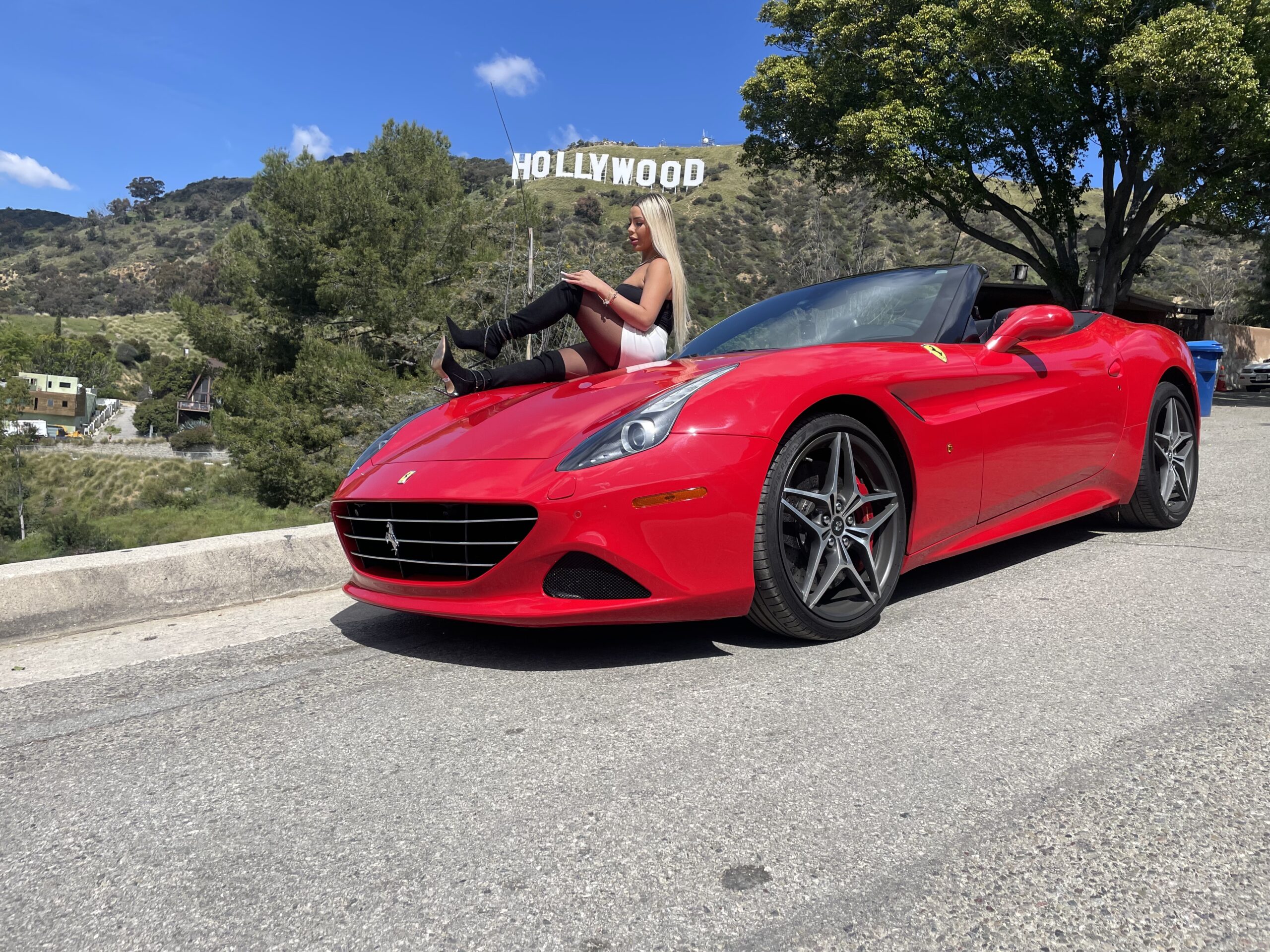 Ferrari Tour Los Angeles Hollywood SIgn Ride Like A Star