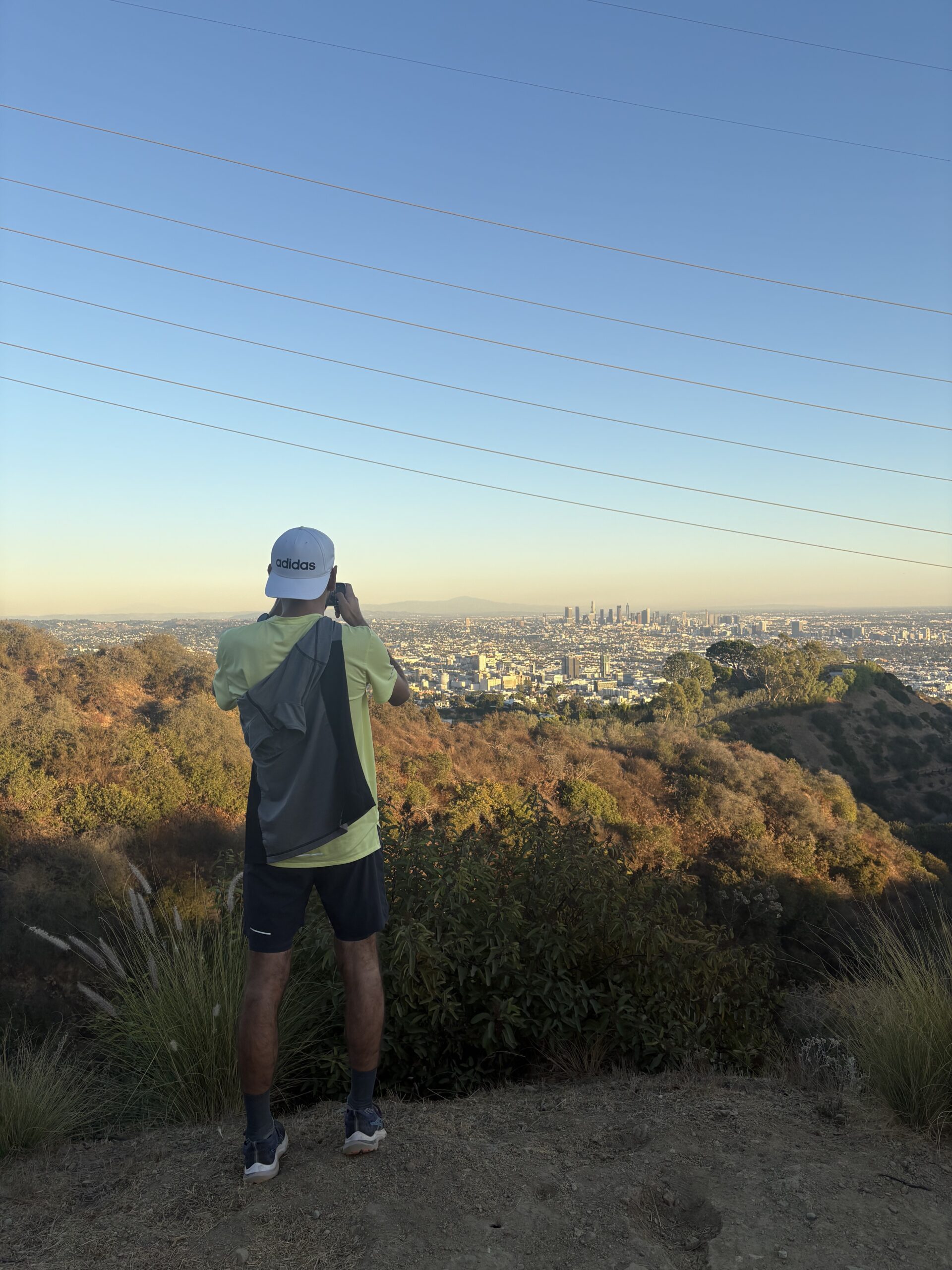 Runyon Canyon Los Angeles Overlook Skyline Hiking Nature Hollywood Hills Downtown LA