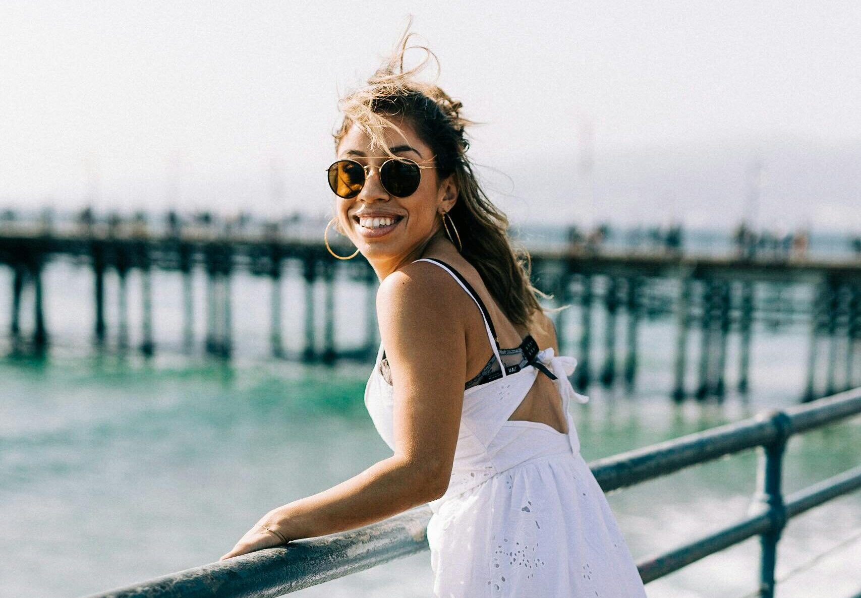 Santa Monica Los Angeles Beach Ocean Pier Pacific Park pexels-sirreel-photography