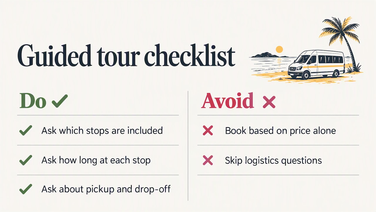 Is a guided coastal tour worth it? — overview diagram