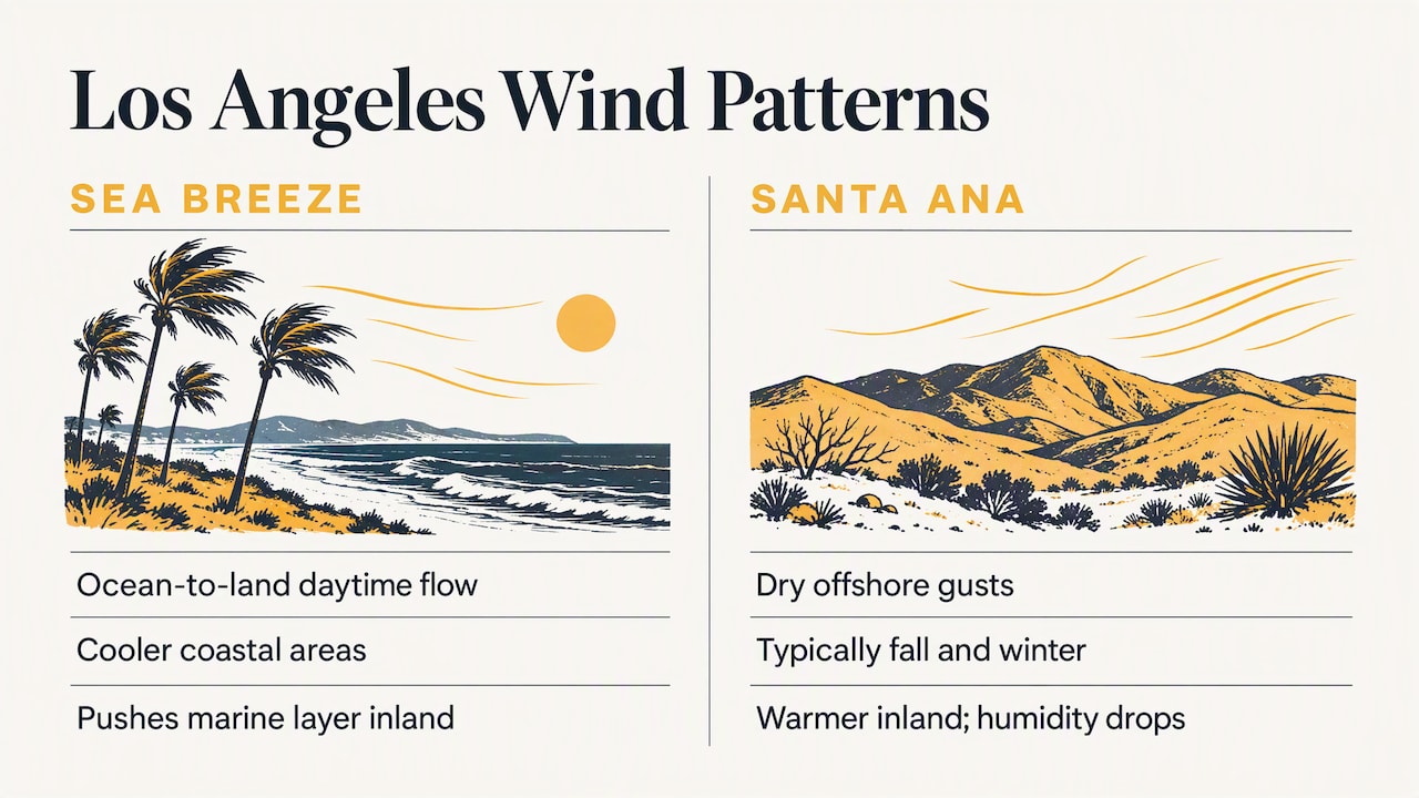 Comparison of onshore and offshore wind effects