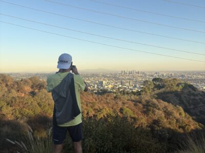 Runyon Canyon Los Angeles Overlook Skyline Hiking Nature Hollywood Hills Downtown LA