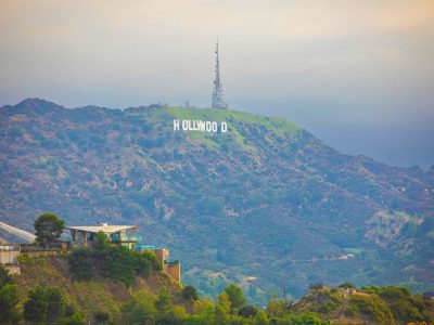 Runyon Canyon Los Angeles Overlook Skyline Hiking Nature Hollywood Hills Hollywood Sign