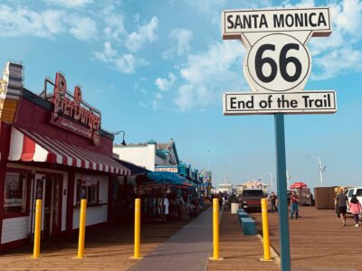Santa Monica Los Angeles Beach Ocean Pier Pacific Park pexels-johnny-roedel